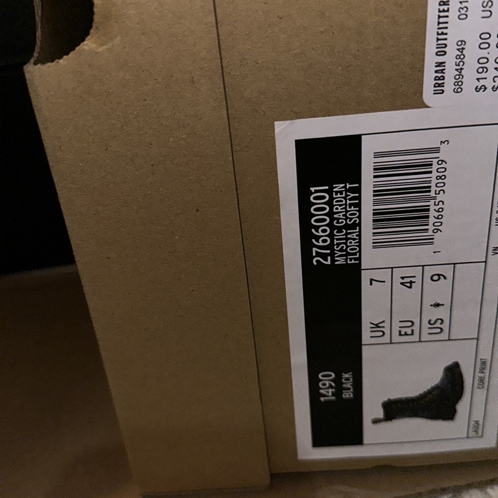 Dr Marten 1490 Mystic Garden Boot started floral lace up shoes rare new in box - Picture 7 of 7